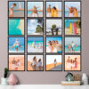 Set Of Sixteen Photo Tiles